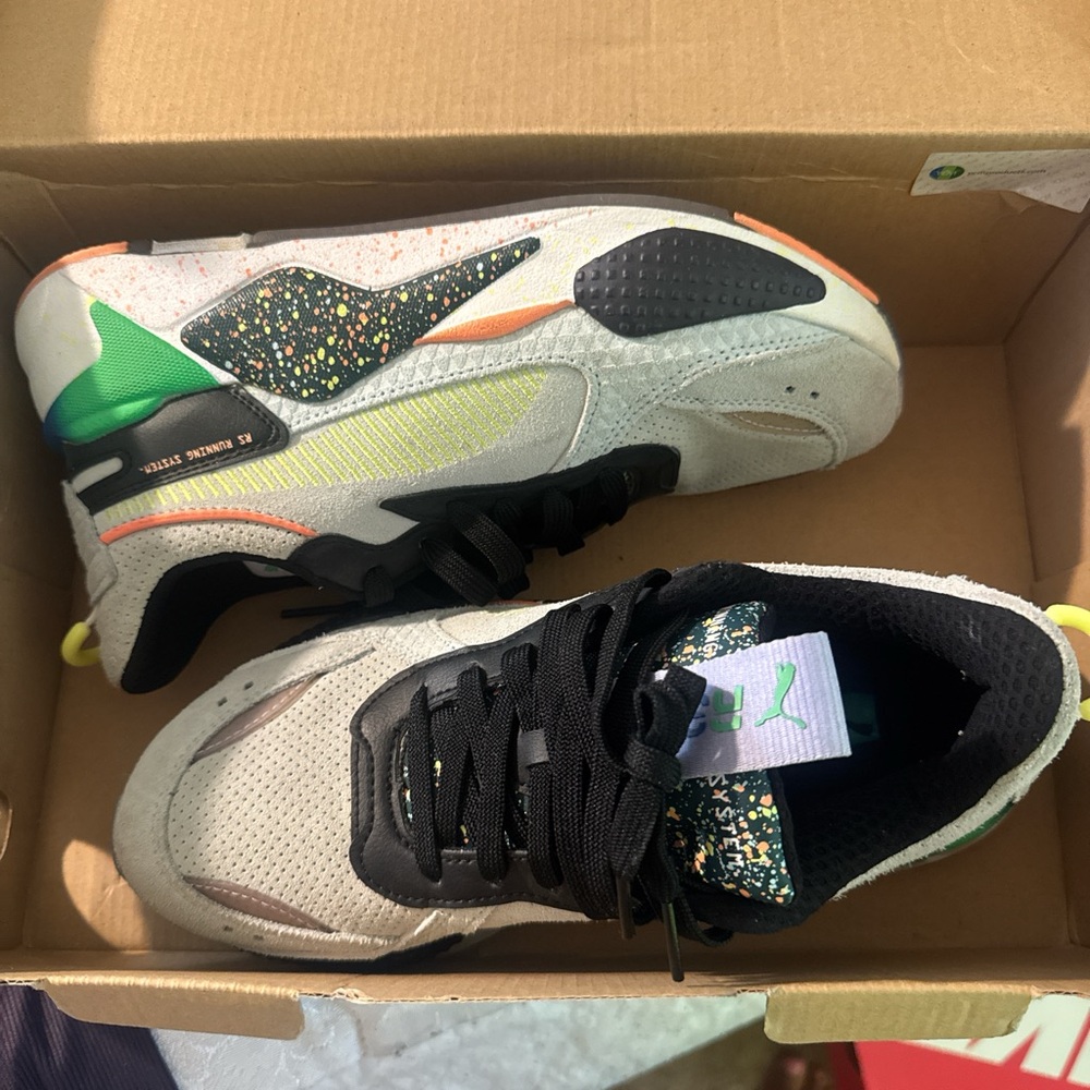 Puma RS-X FD Jr White and Green